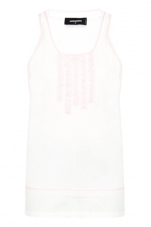 Two-layered top with crinkle, zdjęcie 1 Two-layered top with crinkle od Dsquared2